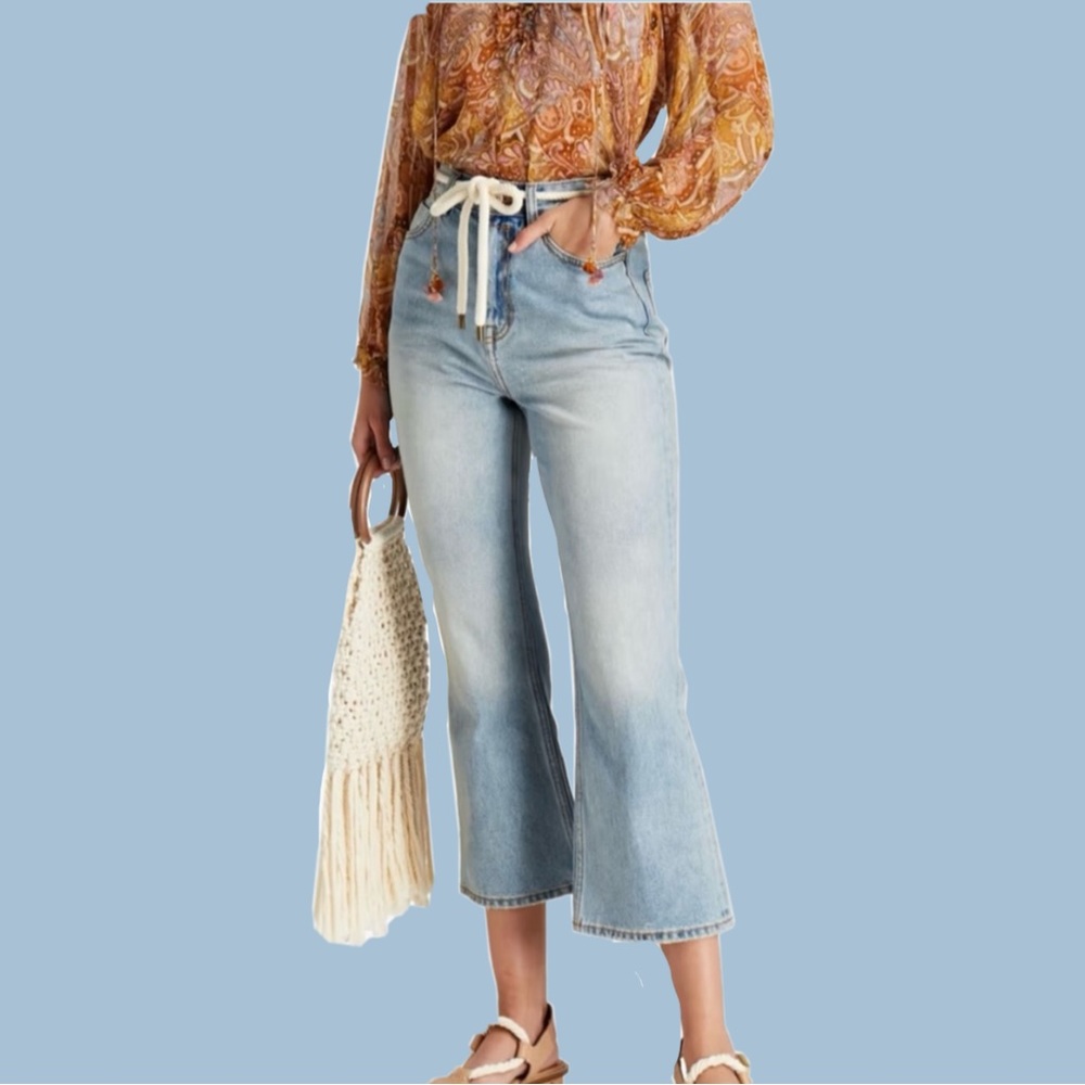 Zimmerman Cassia Faded Crop Jean